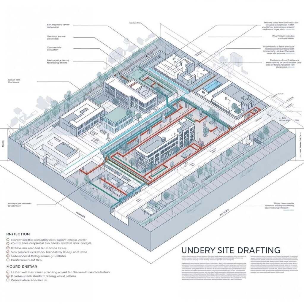 Importance of Utility Drafting: Preventing Site Conflicts and Costly Rework